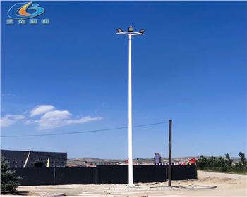 山西大同10米雙臂路燈、15米中桿路燈項目